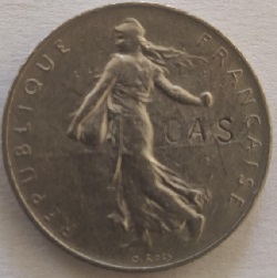 1 franc OAS 1961