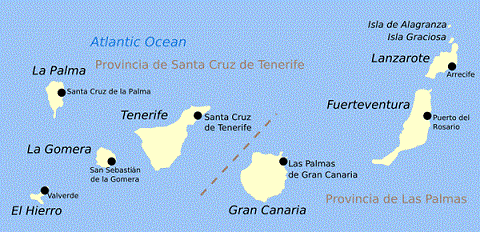 carte canaries