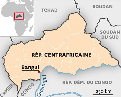 carte centrafrique