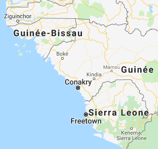 carte guinée bissau