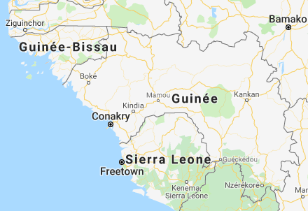 carte guinée