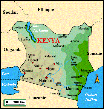 carte kenya