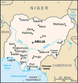 carte nigéria