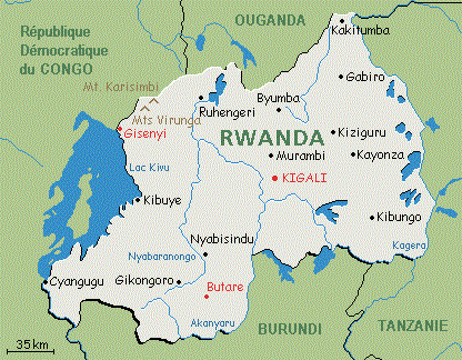 carte rwanda