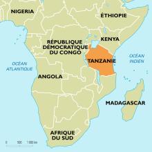 carte tanzanie