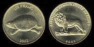 1 franc 2002 Congo