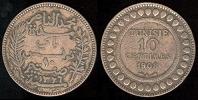 10 centimes 1908 Tunisie