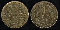 1 franc 1921 Tunisie