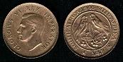 1 quart penny Afrique du Sud