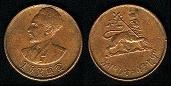 5 cents 1944 Ethiopie