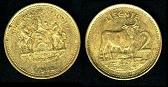 2 lisente 1982 Lesotho