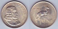 1 rand 1966 Afrique du Sud 