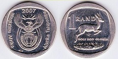 1 rand 2007 Afrique du Sud 