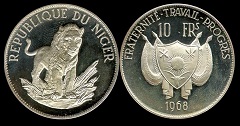 10 francs Niger 1968