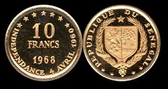 10 francs 1968 Sénégal