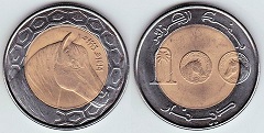 100 dinars 1992 Algérie