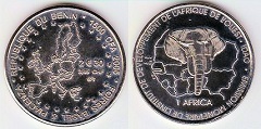 1500 francs CFA 2005 Benin