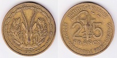 25 francs 1957 Afrique Occidentale Française 