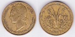 5 francs 1956 Togo
