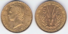 5 francs 1957 Afrique Occidentale Française