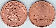 50 centimos 1999 Angola