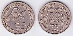 50 francs 1972 Afrique de l'Ouest 