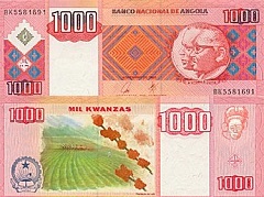 billet de 1000 kwanzas Angola