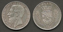 1 franc 1894 Congo