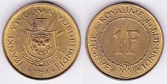 1 franc 1965 Burundi