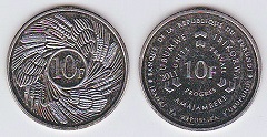 10 francs 2011 Burundi