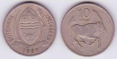5 thebe 1989 Botswana