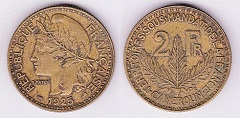 2 francs 1925 Cameroun 