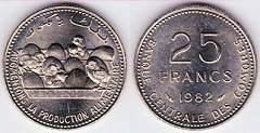 25 francs 1982 Archipel des Comores 