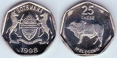 25 thebe 1998 Botswana