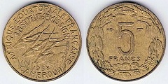 5 francs 1958 Cameroun 