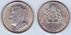 1 dirham 1960 Maroc