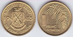 1 franc 1985 guinéen