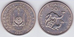 50 francs 1991 Djibouti 
