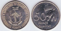50 francs 1994 république de Guinée 