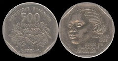 500 francs 1985 Gabon