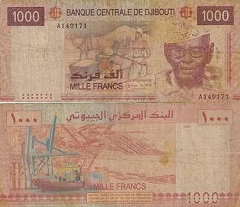 billet de 1000 francs 2005 Djibouti