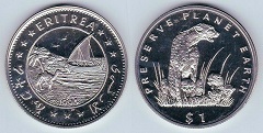 1 dollar 1994 Erythrée