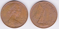 1 penny 1966 Gambia