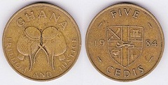 5 cedis 1984 Ghana