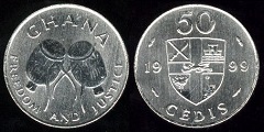 50 cedis 1999 Ghana 