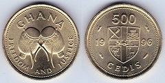 500 cedis 1996 Ghana 