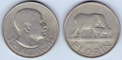 1 florin 1964 Malawi 