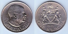 1 kwacha 1971 Malawi