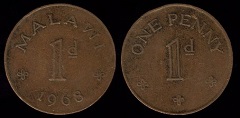 1 penny 1966 Malawi 