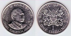 1 shilling 1994 Kenya 
